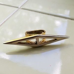 Low Luv Erin Wasson Statement Geometric Ring Sz 8